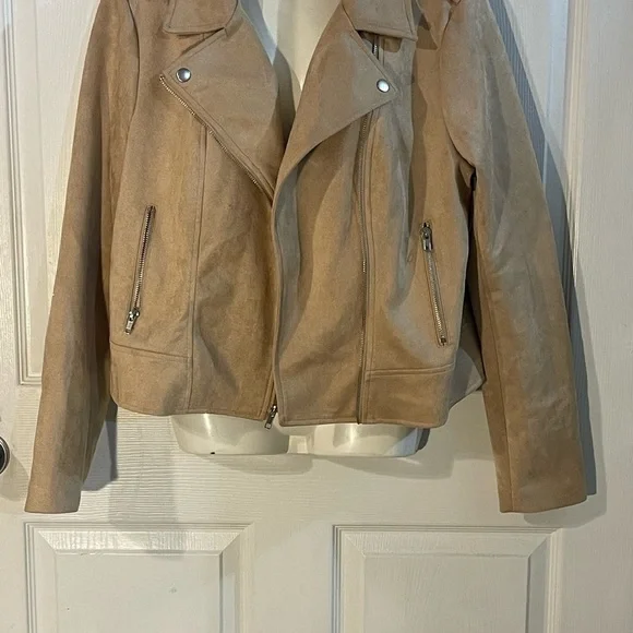 BB Dakota Light Brown Leather Jacket - Picture 1 of 12
